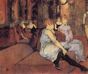 Interior in the Rue des Moulins, Henri De Toulouse-Lautrec